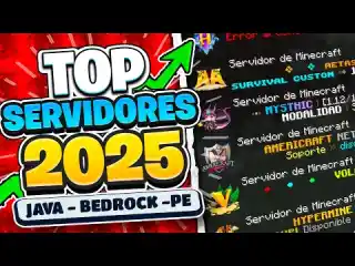 Miniatura de: TOP 7 Mejores Servidores de Minecraft Hispano 2025 - Java Bedrock PE